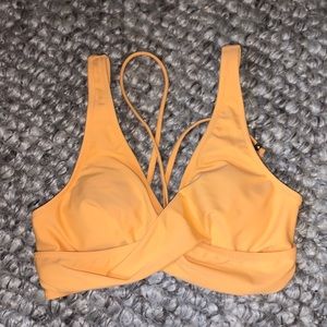Tangerine Bikini Top - Tie in back